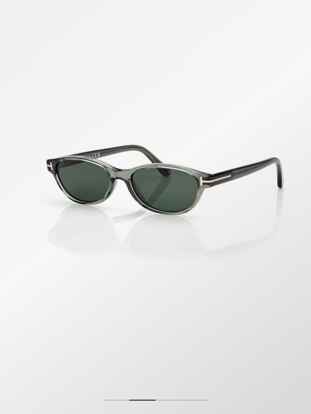 Women Dark Green Sunglasses - Classic Oval Frame